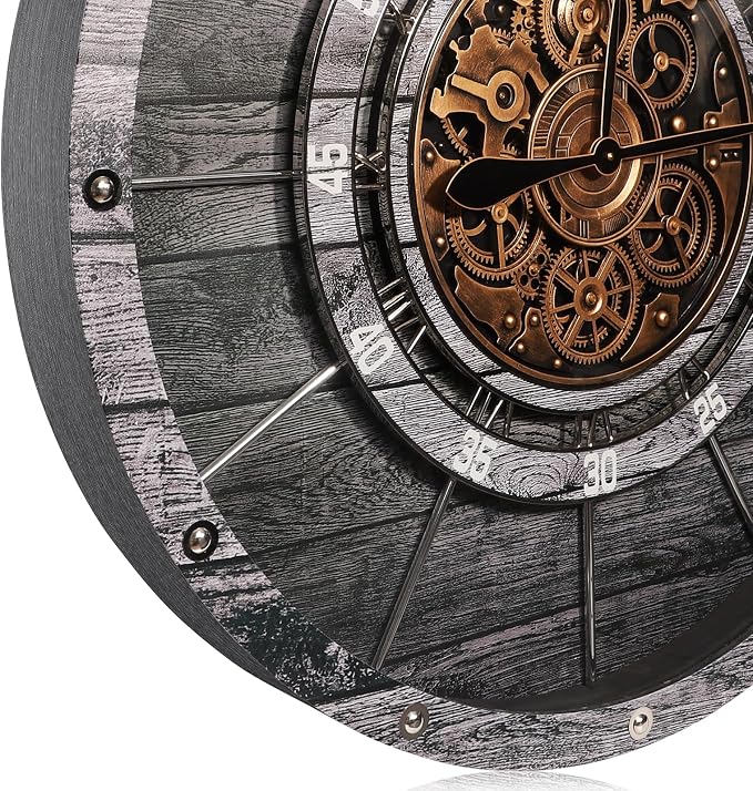 HOIBAI Large Wall Clock, Wall Clocks - Image 4