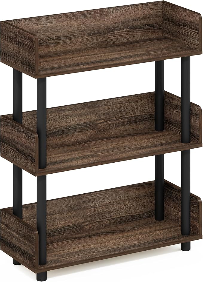Furinno TURN-N-TUBE Display Shelf, 3-Tier Storage Shelves - Image 5