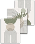 HesenDot Unframed Boho Sage Green Canvas Prints, 12x16in Botanical Line Wall Art by HesenDot