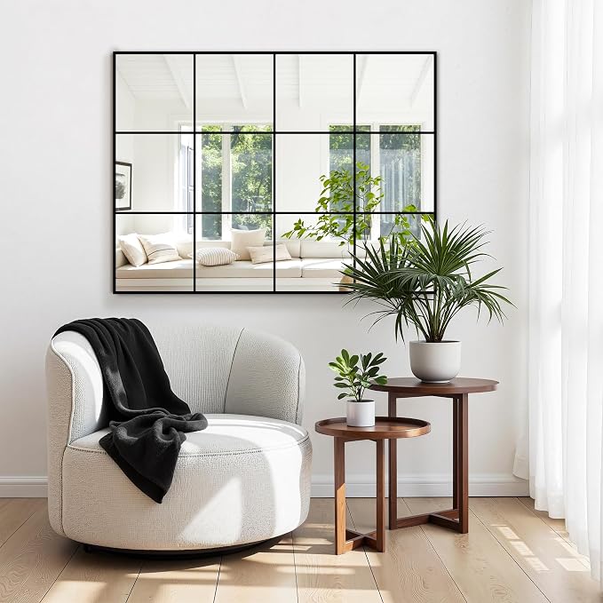 Window Mirrors for Wall Decor, Wall Mirrors Decorative Window Pane 30 x 40 - Image 8