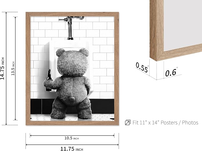 Poster Master Funny Teddy Bear Print - Image 3
