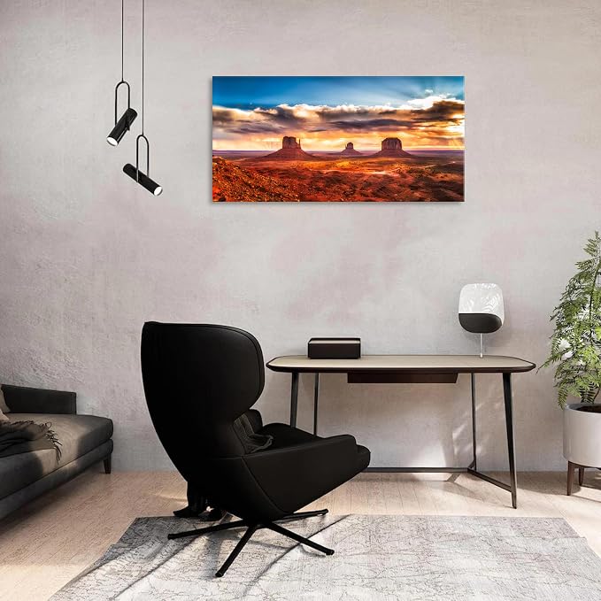 Monument Valley Mountain Wall Art Sunset Desert Wall Decor Nature National Park - Image 5