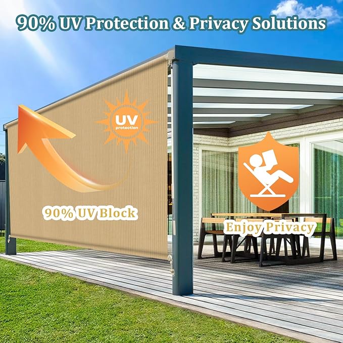 Shade&Beyond Outdoor Roller Shades - Image 2