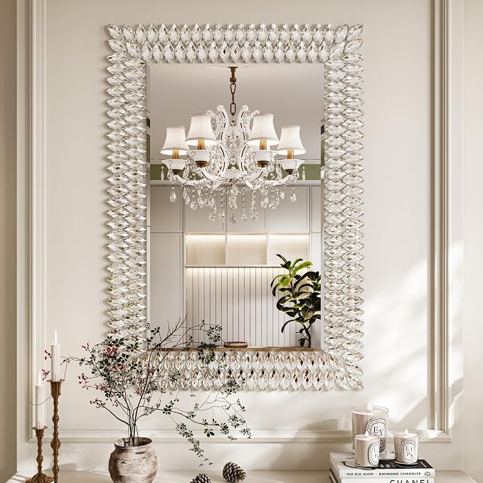 Kelly Miller Large Jeweled Mirror by KellyMiller