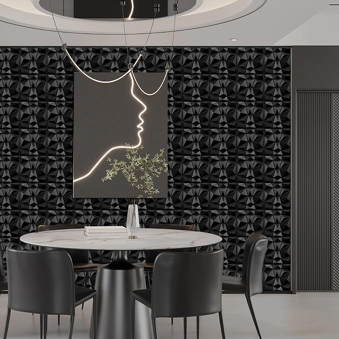 Heikki 30 Pack 3D Wall Panel for Interior Wall Décor, PVC Flower Textured Wall - Image 7
