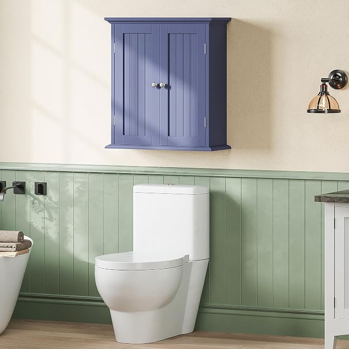 ChooChoo Bathroom Wall Cabinet, Over The Toilet Space Saver Storage Cabinet - Image 6
