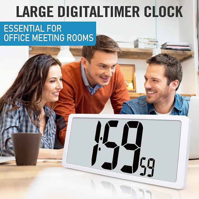 TXL 18.44" Large Amotic Digital Wall Clock - Image 4