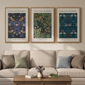 Large Framed Vintage William Morris Wall Art by Cuspin