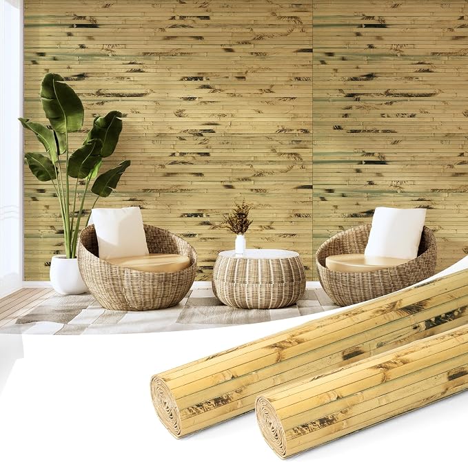 Art3d Natural Bamboo Wall Panel by Art3d