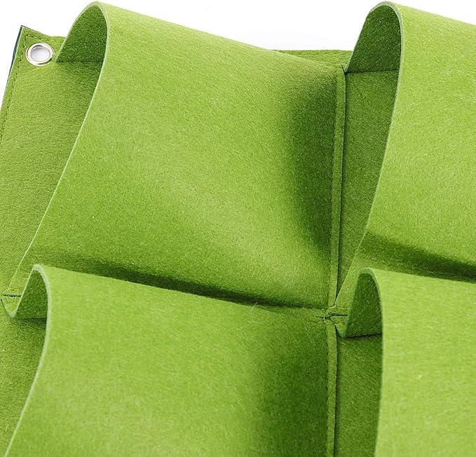 ZOENHOU 2 Pack Total 36 Roomy Pockets Green Vertical Garden Planter, - Image 3