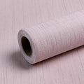 Pink Grasscloth Peel and Stick Wallpaper Vintage Texture Removable Waterproof by Qianglive
