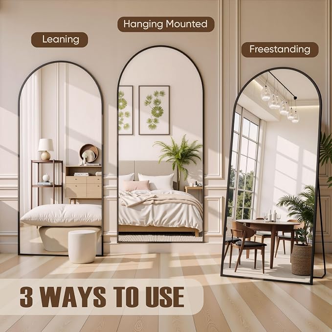 Full Length Mirror, Oversized Floor Mirrors, Leaning Free Standing Mirrors - Image 7