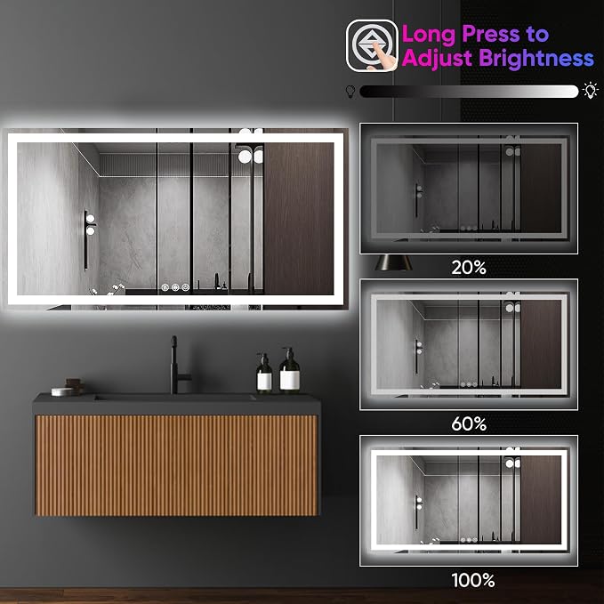 Antok 36"x 72" LED Bathroom Mirror - Image 7
