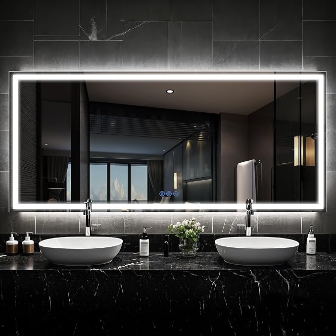 Antok 72"x 32" LED Bathroom Mirror by AntokMirror