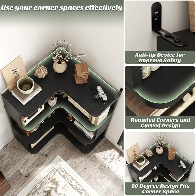 Armocity Corner Book Shelf - Image 4