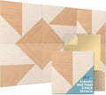 Art3d 6-Pack Self-Adhesive Acoustic Wall Panels by Art3d