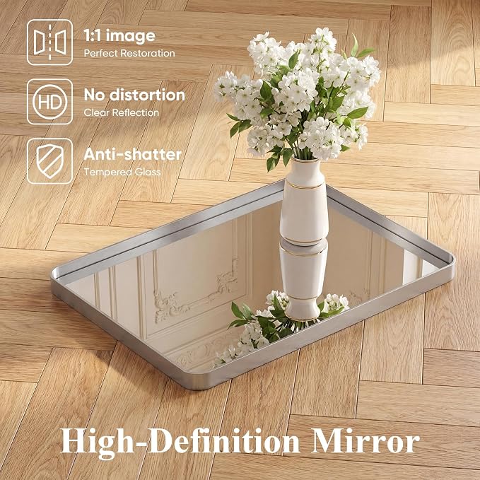 NEWBULIG 28X36 Inch Bathroom Mirror - Image 3
