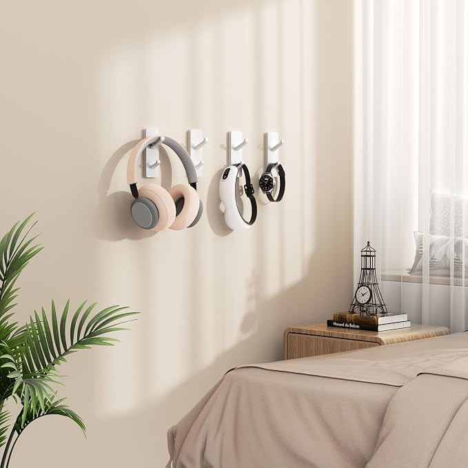 Self Adhesive Wall Hooks for Hanging: 13 LB Strong Hold, Sticky Hangers for Coat - Image 8