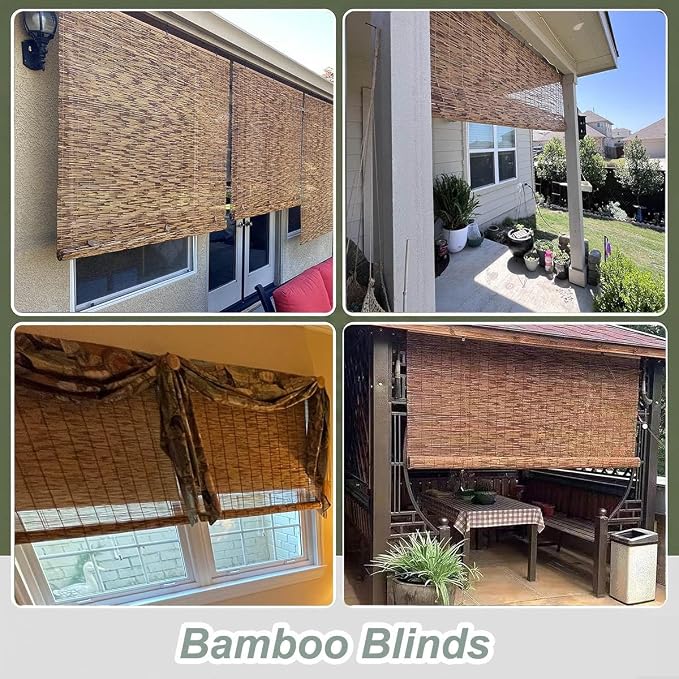 Bamboo Blinds Outdoor, Breathable Bamboo Shades - Image 6