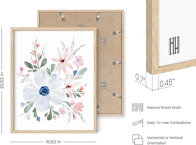 HAUS AND HUES Bouquet Set Art Print Set of 4 16x20 - Image 3