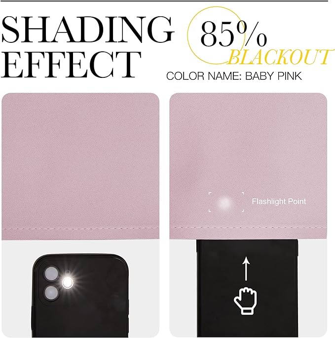 NICETOWN Bedroom Curtains, Room Darkening Draperies Window Curtain Panels - Image 5