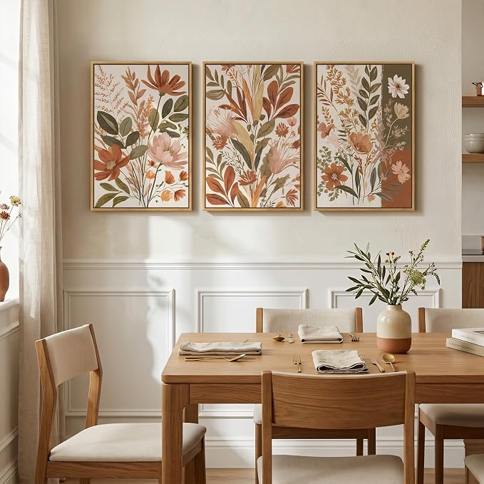 Framed Vintage Botanical Wall Art - Image 4