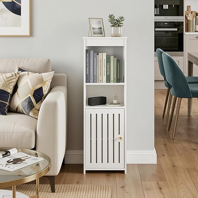 Narrow Bathroom Storage Cabinet, 5-Tier Slim Organizer - Image 5