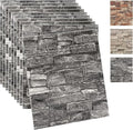 Yutianli 10PSC 3D Wall Panels Peel and Stick Faux Brick Wall Panels by Yutianli