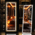Hasipu Full Length Mirror with Lights, Full Body Dressing Standing, Hanging by Whatssuitableisthebest