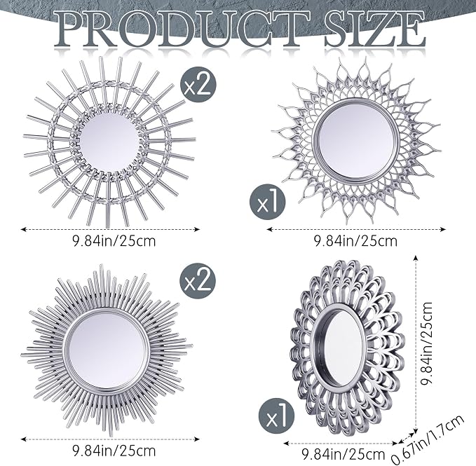 Namalu 6 Pcs Mirrors - Image 2
