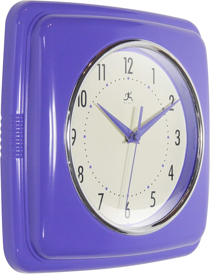 Infinity Instruments 9 Inch Square Clock - Image 3