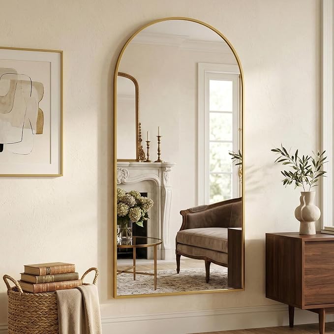 Suidia 71"x32" Arched Full Length Mirror - Image 3