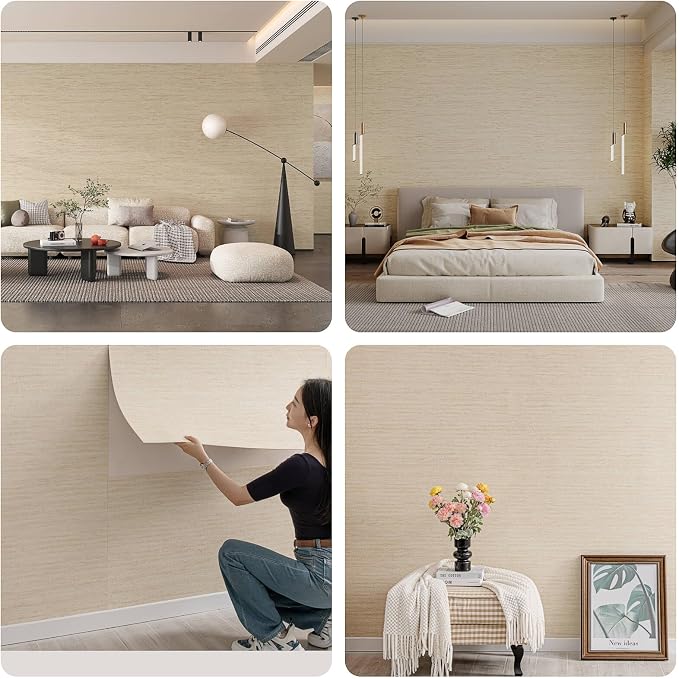 3D Wall Panels Peel and Stick – 23.82"x110" PVC Faux Travertine Texture - Image 3