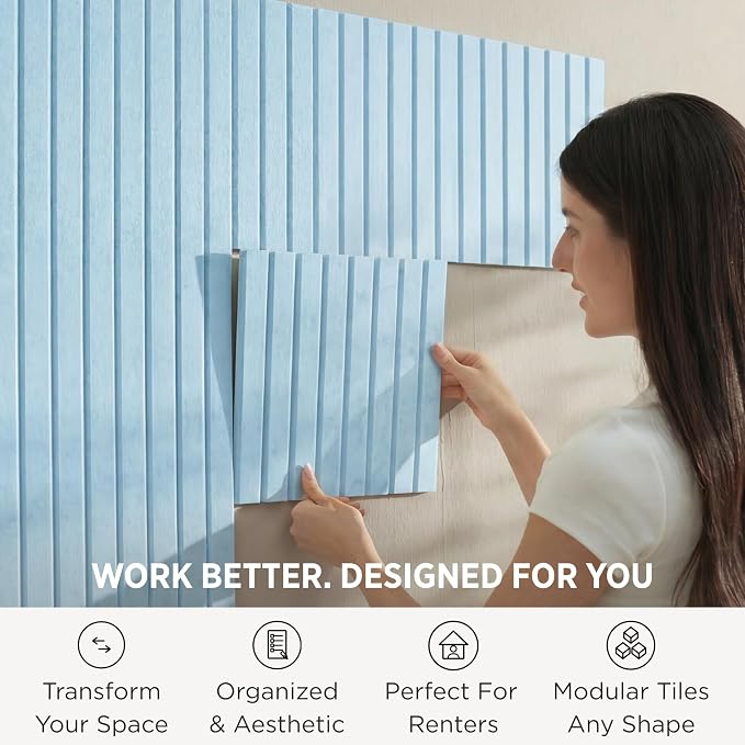 VIVELDA Large Bulletin Board 48x36- Office Wall Organizer to Replace Your Old - Image 2