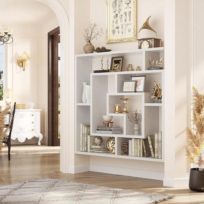 Armocity 6 Tier Display Book Shelf Wall Mounted Bookshelf Freestanding - Image 6
