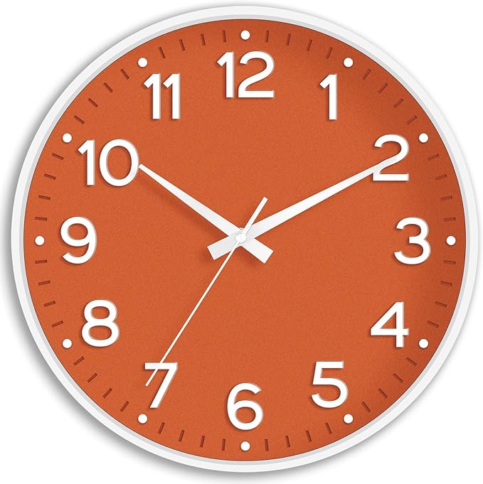 Roymnie Wall Clock, Silent Wall Clocks Battery Operated 8 Inch-Modern Non by Unknown