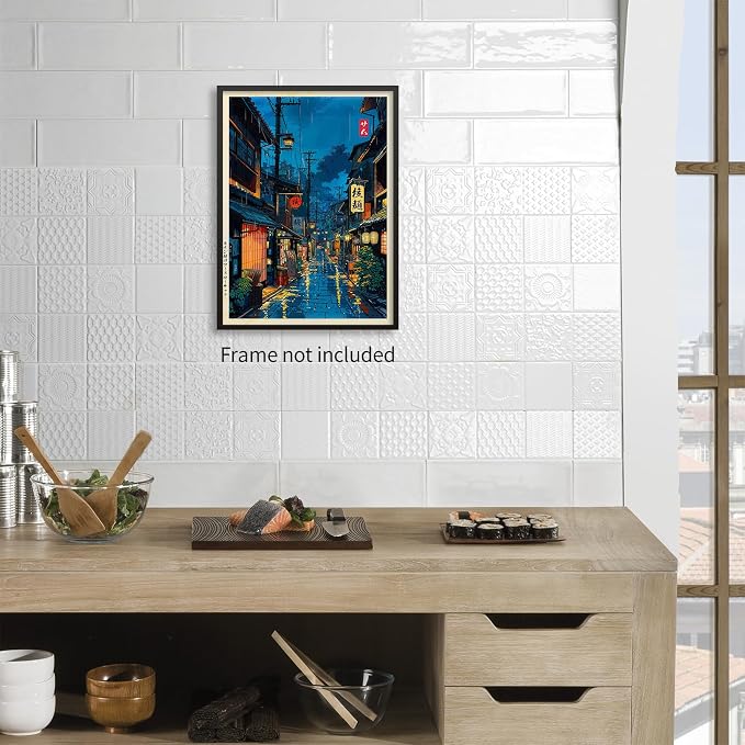 Podafu Japanese Art Unframe 14L" x 11W" Ukiyo-e Decor Poster - Image 5
