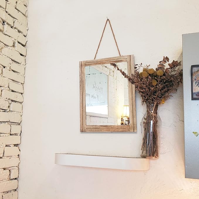 AAZZKANG Rustic Mirror for Wall - Image 5