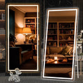 Hasipu Full Length Mirror with Lights, Full Body Dressing Hanging Mounted Mirror by Whatssuitableisthebest