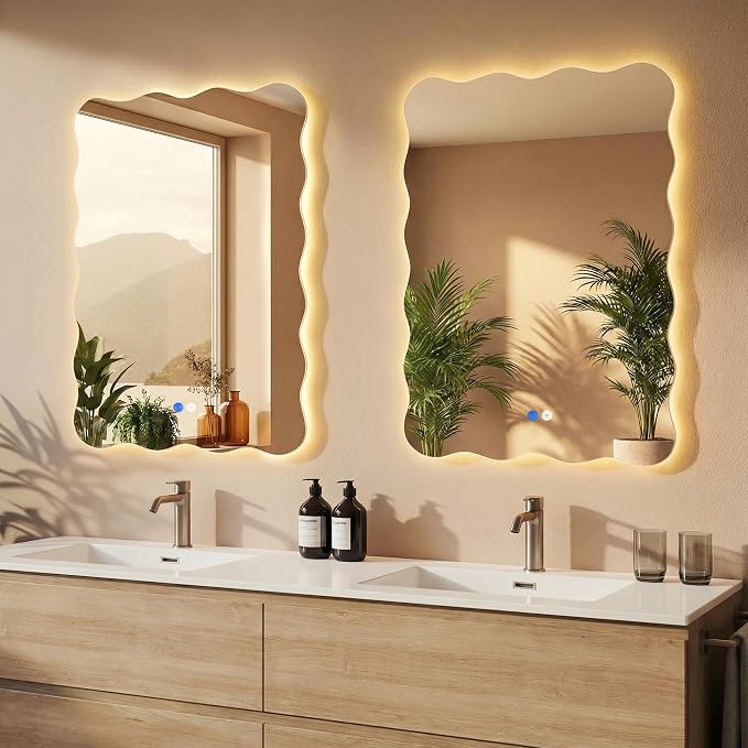 Dorlicecass Wavy Led Bathroom Mirror- Vanity Mirror - Image 7