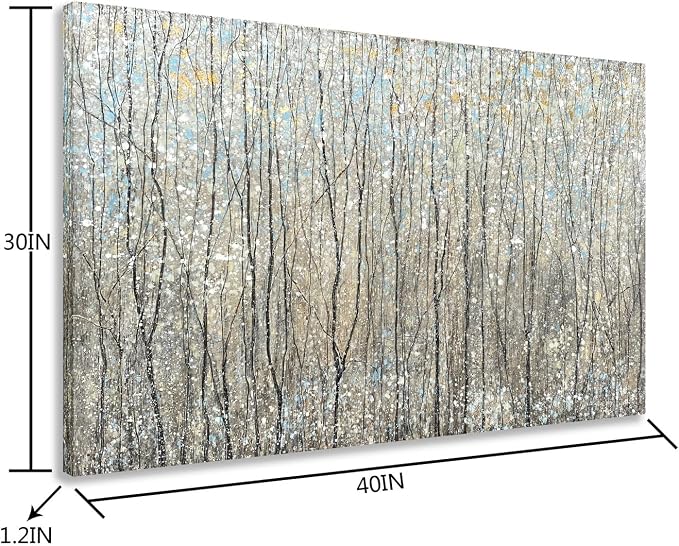 Yihui Arts Abstract Tree Canvas Wall Art - Image 2