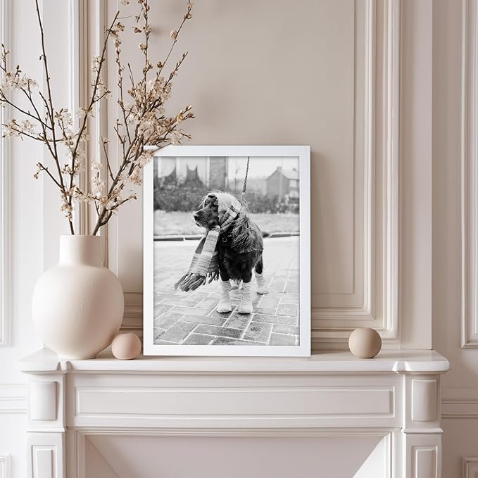 Poster Master Dog Dressed for Winter Print - Image 5