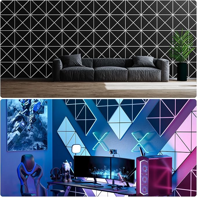 12 Pack Self-Adhesive Acoustic Panels, Soundproof Wall Panels - Image 6