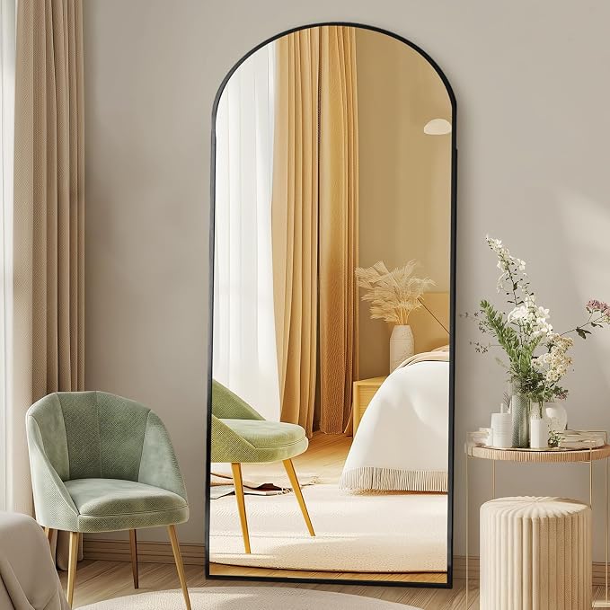 DUMOS 63"x20" Arched Full Length Mirror - Image 8