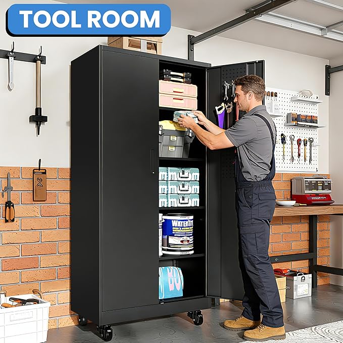 Metal Garage Storage Cabinet - Image 2