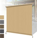 Shade&Beyond Outdoor Roller Shades 4' W x 8' H Cordless Patio Roll Up Blinds by ShadeBeyond