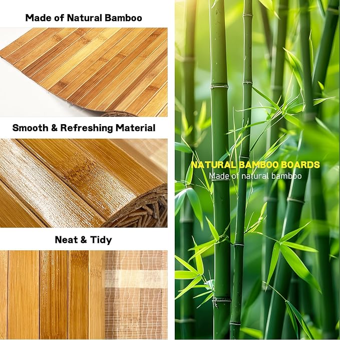 Wibeelee Natural Bamboo Wall Panel - Image 4