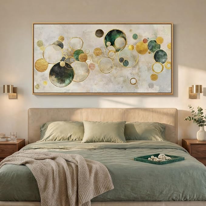 Extra Large Framed Abstract Wall Art - Image 3