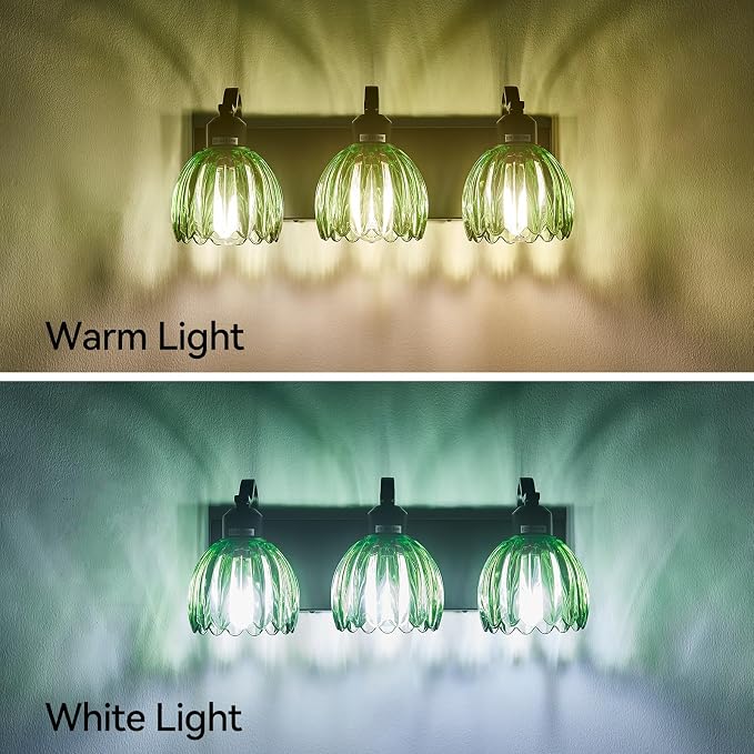 3-Light Black Vanity Lights - Image 5