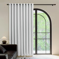 FMFUNCTEX 100% White Blackout Patio Sliding Glass Door Curtains 84 inch Length by Fmfunctex